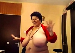 bbw granny dance