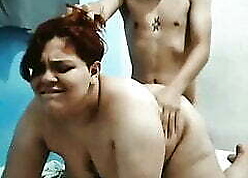 young manhood going to bed his bbw aunty