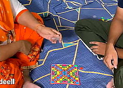 Bhabhi ke sath Ludo Game. Combatant takes Advantage. agile hindi videotape