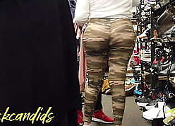 Obese Pain in the neck Latina Mami Shopping (HUGE Arse CHEEKS)