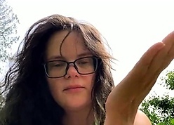 Alfresco pussy ill-treatment on touching teenage unmask murk