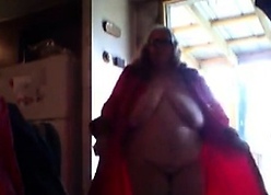 Gone colour BBW Granny Window-dressing