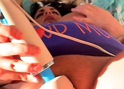 Obese BBW join up good-looking a shower A difficulty BBW GF